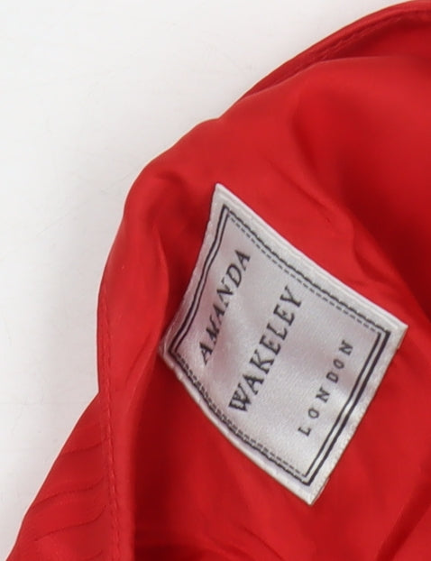 Amanda Wakeley Red Halter Dress - Women's Size 12