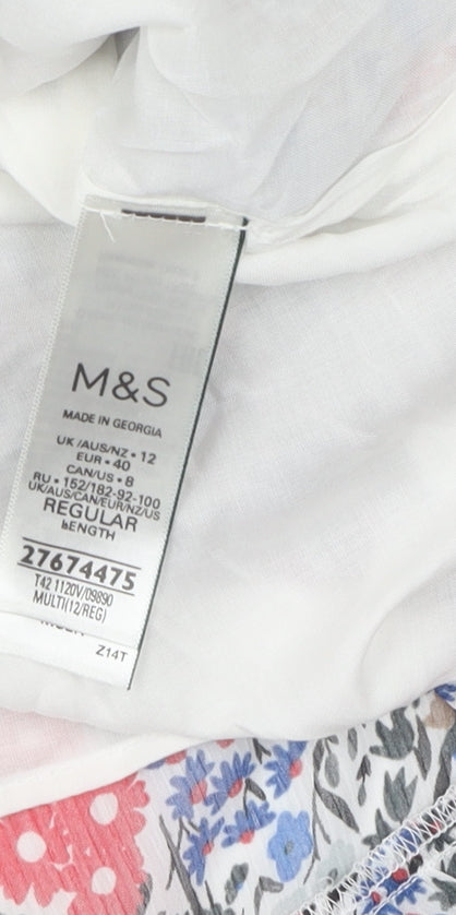 Marks & Spencer Women’s Floral Midi Skirt, Size 12