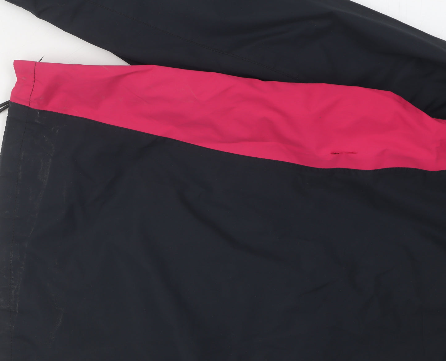 Technolayer Women's Black Lightweight Waterproof Hooded Jacket Size 12