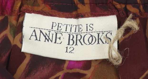 Anne Brooks Women’s Multicoloured Skirt Size 12