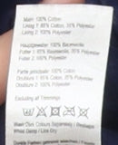 Joules Women's Blue Hooded Rain Coat Size 18