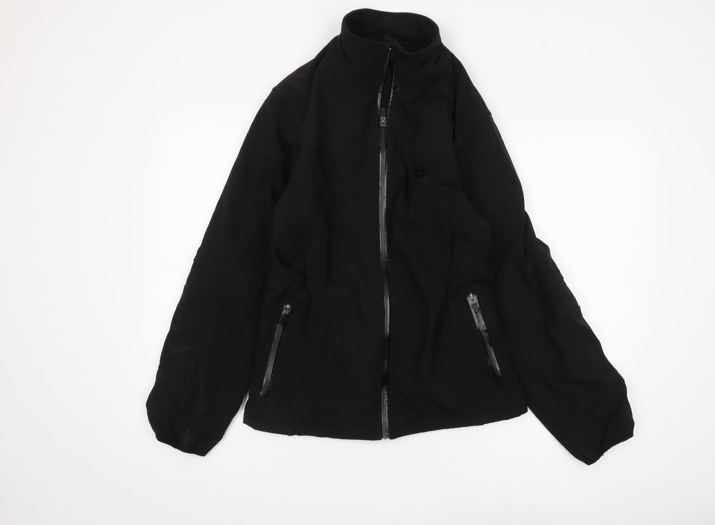 BOY-COT Men's Black Soft Shell Jacket S Regular Fit
