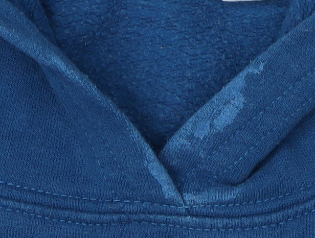 GAP Boys Blue Hooded Pullover Hoodie M - Iconic Logo Style