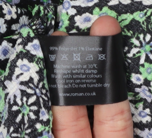 Roman Women's Multicoloured Floral Blouse Size 14