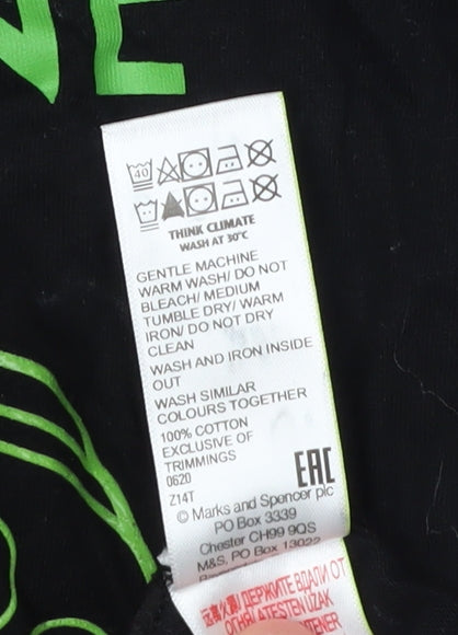 Marks and Spencer Boys Black Xbox Graphic T-Shirt 11-12 Years