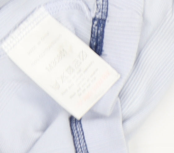 Next Women's Blue Tank Top UK 18 - Floral Embroidered