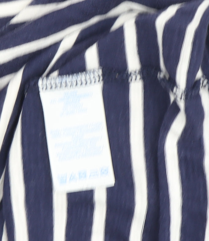 Boden Women's Blue Striped T-Shirt, Size 18, Casual Wear