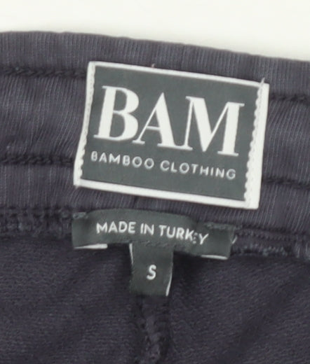 BAM Men's Grey Athletic Shorts S - Drawstring & Pockets