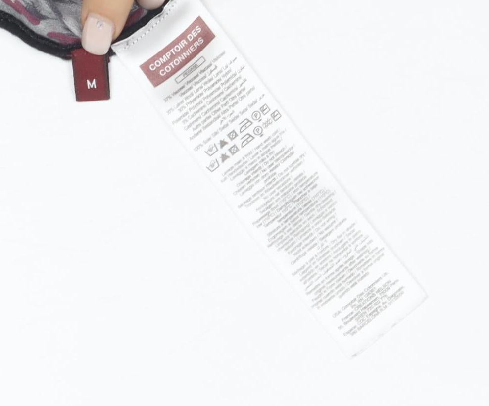 Desigual Women's Black Multicoloured Blouse M