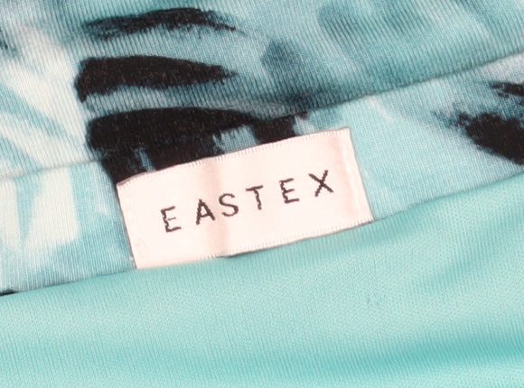 Eastex Womens Blue Black Skirt Size 14