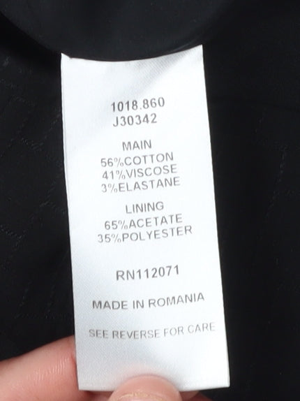 Jigsaw Women's Black Pencil Skirt, Size 14, Business Wear