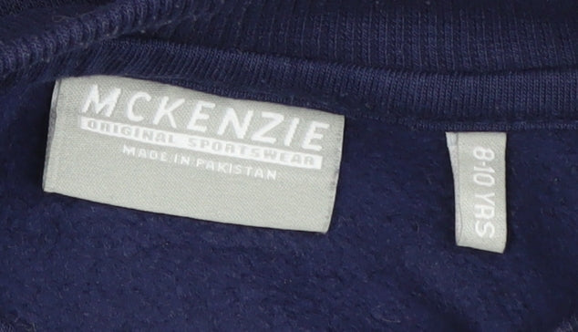McKenzie Boys Blue Crew Neck Pullover Sweatshirt 8-10 Years