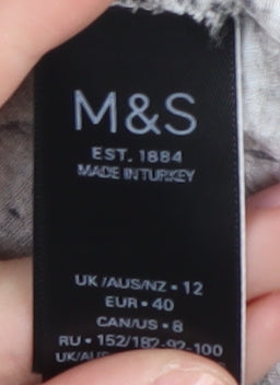 Marks and Spencer Women's Snake Print Skirt Size 12