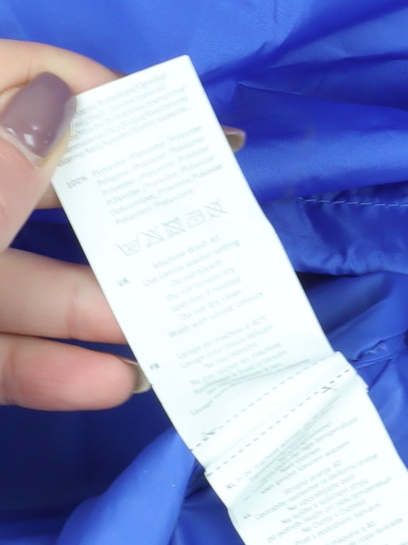 Gelert Women's Blue Rain Coat Waterproof Jacket Size 8