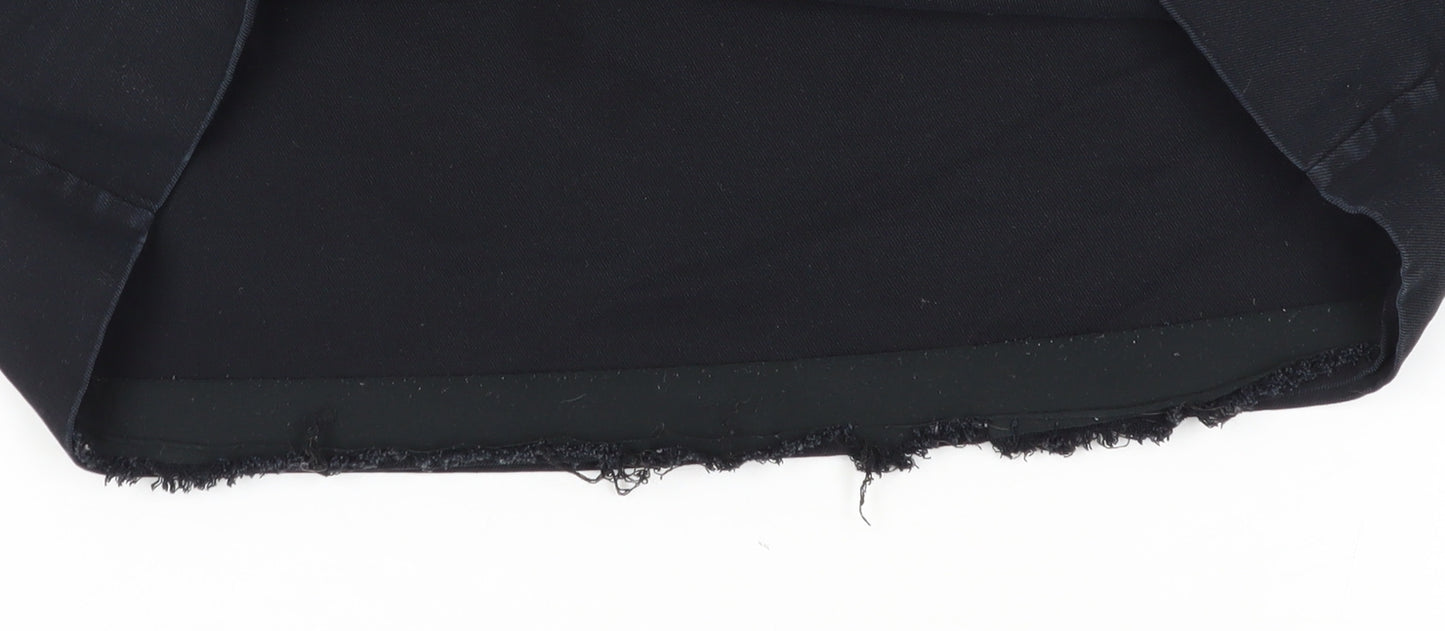 COS Women's Black Shift Dress Size 8 Short Sleeve