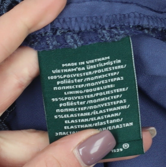 Ralph Lauren Women's Blue Sheath Dress Size 8