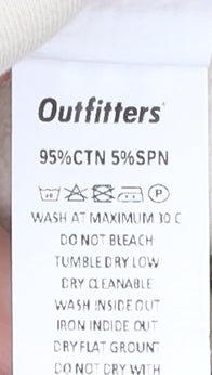 Outfitters Girls Beige Multicoloured Hoodie 9-10 Years Pullover