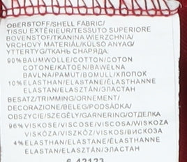 b.p.c. Women's Red Long Sleeve Zip Jacket Size 10