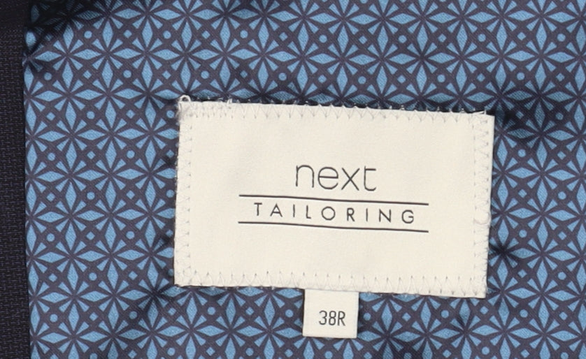 Next Men's Blue Regular Fit Waistcoat 38