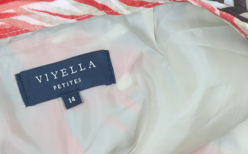 Viyella Women’s Multicoloured Floral A-Line Skirt