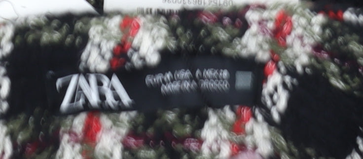 Zara Women's Plaid Tweed Skirt, Size M - Chic Workwear