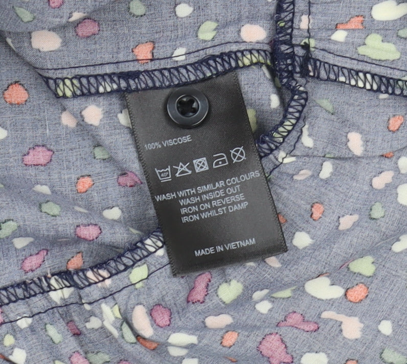 Feather & Bone Women's Floral Midi Shirt Dress Size 8