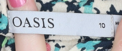 Oasis Women's Multicoloured Floral Blouse, Size 10