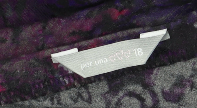 Marks and Spencer Women's Floral Midi Skirt, Size 18