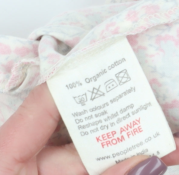 People Tree Women's Multicoloured Floral Skirt Size 10