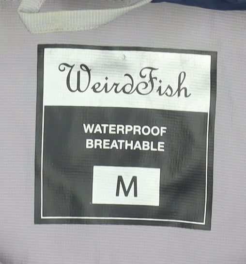 Weird Fish Women's Purple Waterproof Rain Coat M