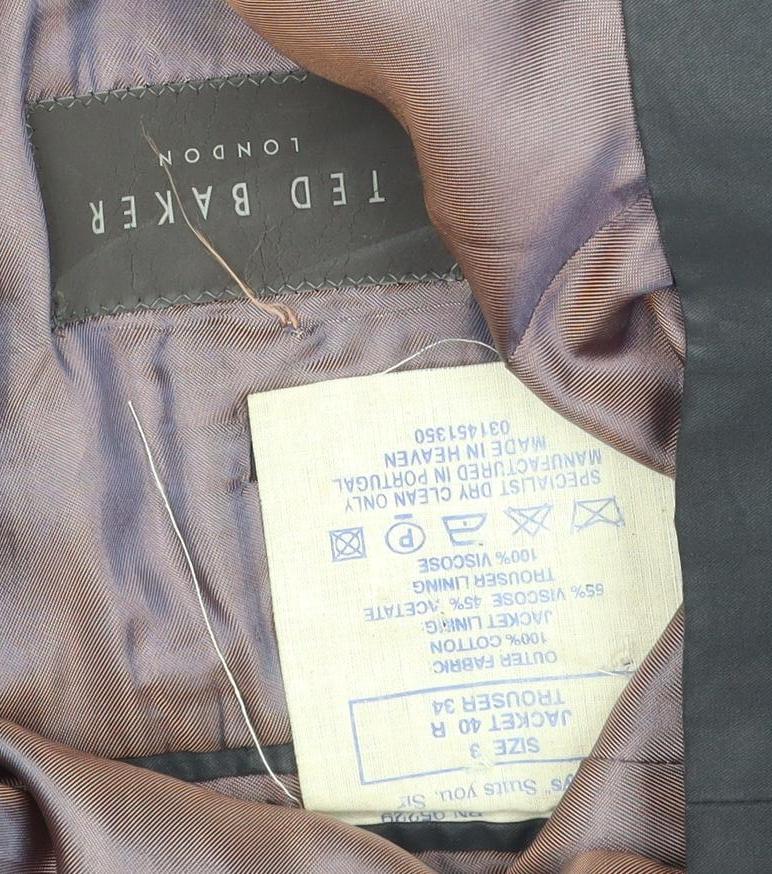 Ted Baker Men's Black Blazer, Size 40R