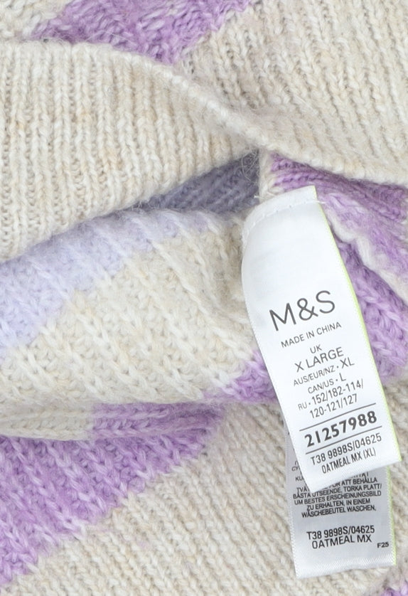 Marks and Spencer Women’s Striped XL Pullover