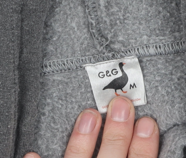 Good Goose Unisex Grey Basic Jacket M - Hooded, Zip