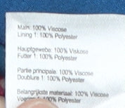 Joules Women's Blue Floral Shift Dress, Size 14, 3/4 Sleeve