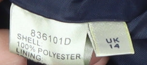 Viyella Women Black Petite Pencil Skirt Size 14