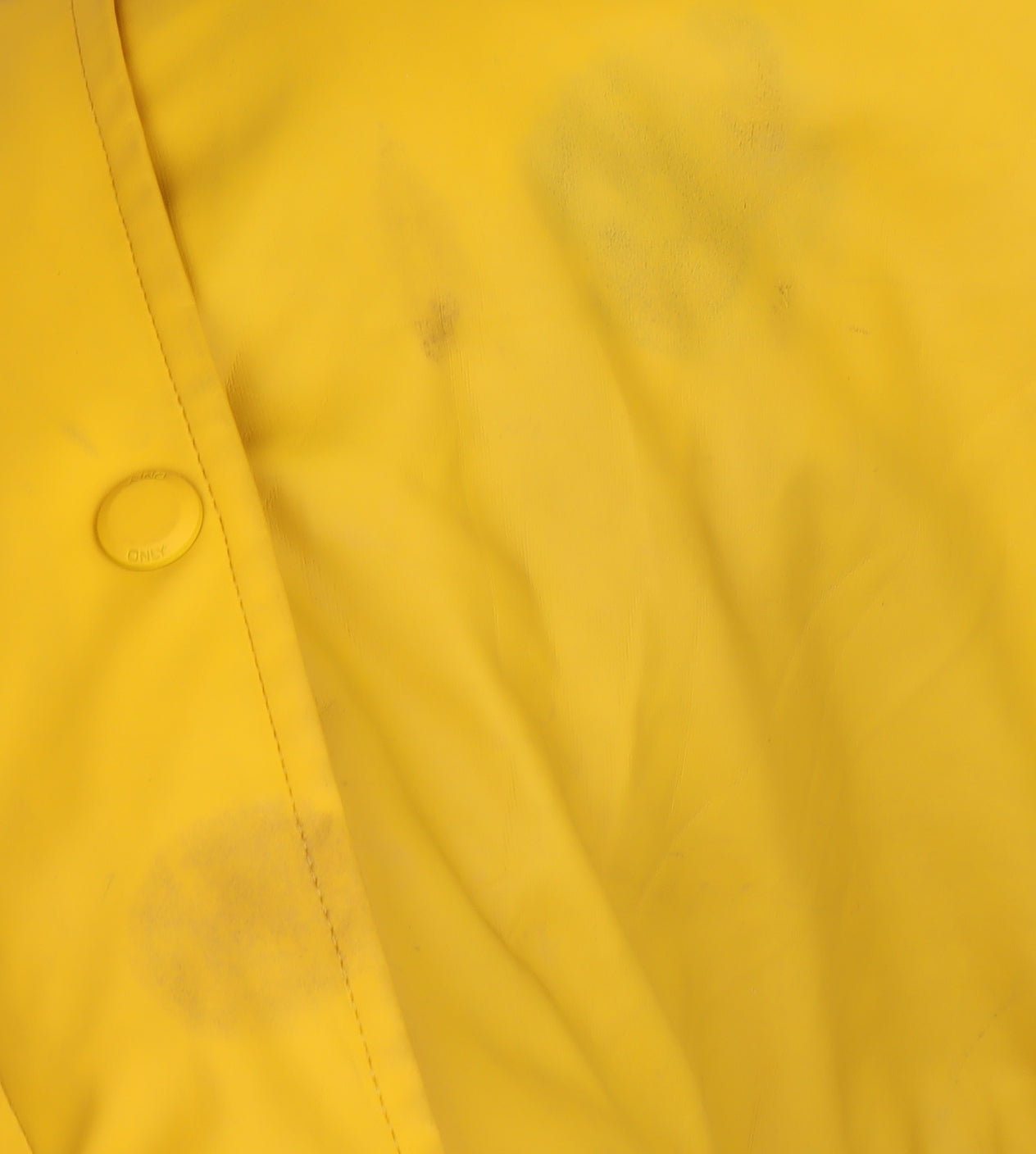 ONLY Women's Yellow Waterproof Rain Coat S