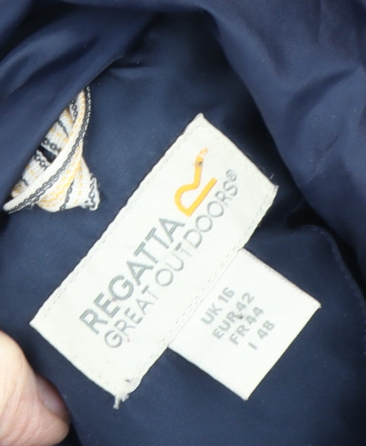 Regatta Women's Blue Puffer Coat Size 16