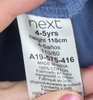 Next Boys Blue Toy Story T-Shirt, 4-5 Years, Cartoon Graphic