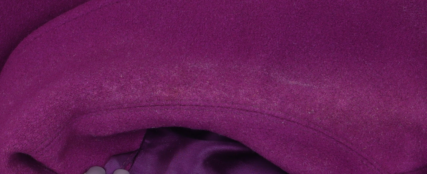 Eastex Women's Purple Wool Blend Overcoat Size 16