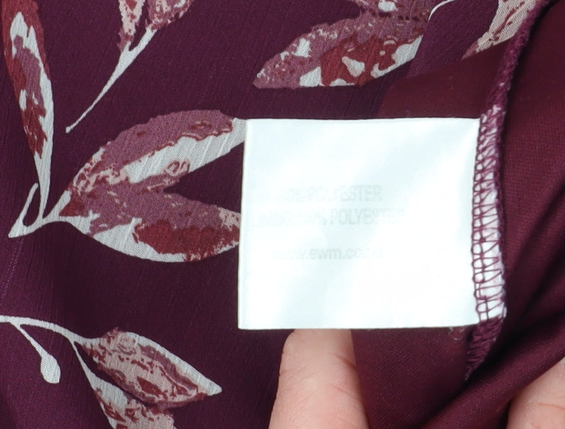 Isle Women's Multicoloured Floral A-Line Midi Skirt Size 12