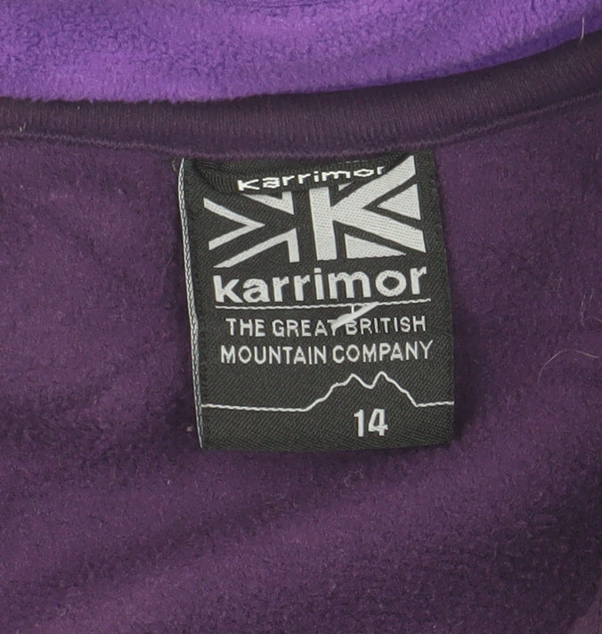 Karrimor Women's Purple Fleece Jacket, Size 14
