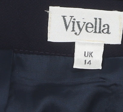 Viyella Women's Black Pencil Skirt Size 14, Business Casual