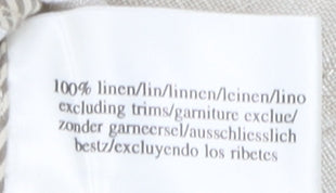 Laura Ashley Beige Linen Belted Jacket Size 16