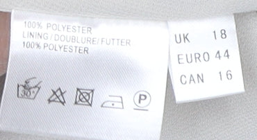 Jacques Vert Women's Beige Tunic Blouse Size 18