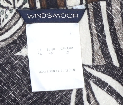 Windsmore Women's Multicoloured A-Line Skirt Size 14