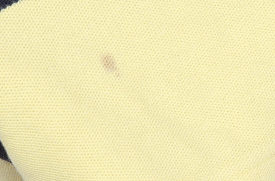 Tyrwhitt Men Yellow Striped Polo Shirt M Casual