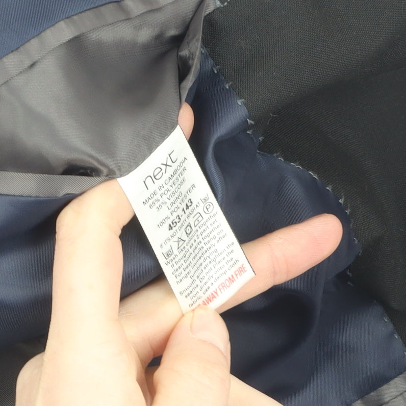 Next Men's Black Blazer Size 40 Regular