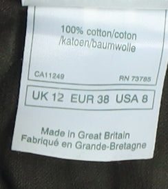 Laura Ashley Women's Green A-Line Skirt, Size 12, Vintage