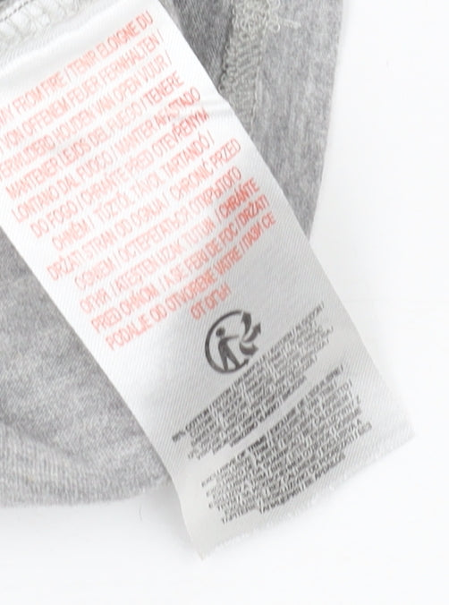 Tokyo Laundry Unisex Grey Cotton T-Shirt S