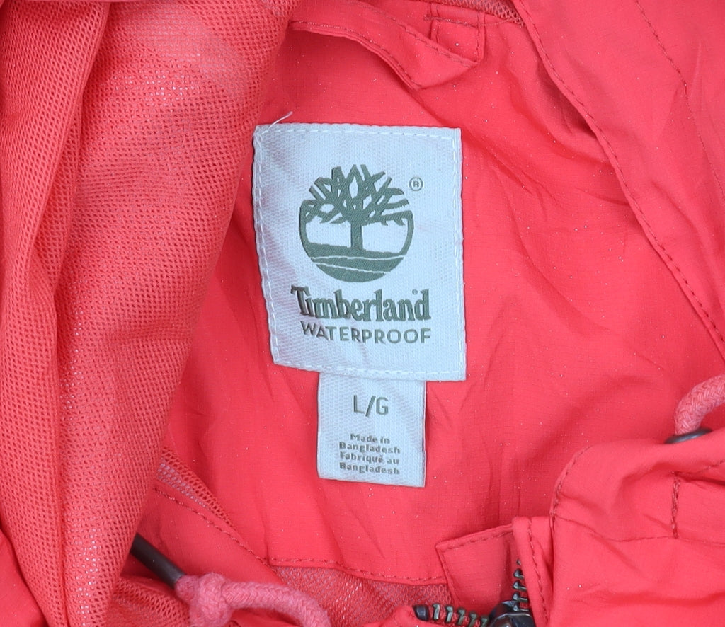 Timberland Women's Red Waterproof Windbreaker L